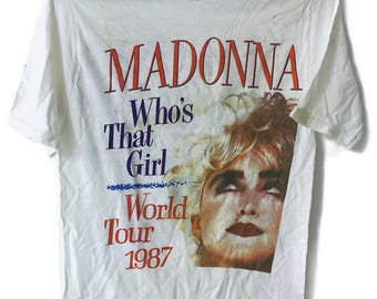 ヴィンテージスタイル 1987年 マドンナ Who's That Girl ツアー T