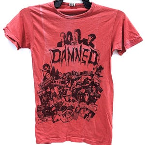 Vintage 80s THE DAMNED Punk Rock Tour Concert T Shirt - Etsy