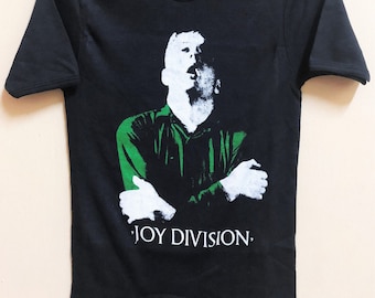 ジョイ・ディヴィジョンのシャツ、ヴィンテージのレアTシャツ、黒のT