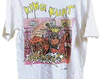 Vintage 90s 1992 THE METEORS Psychobilly Punk Rock Concert Tour T