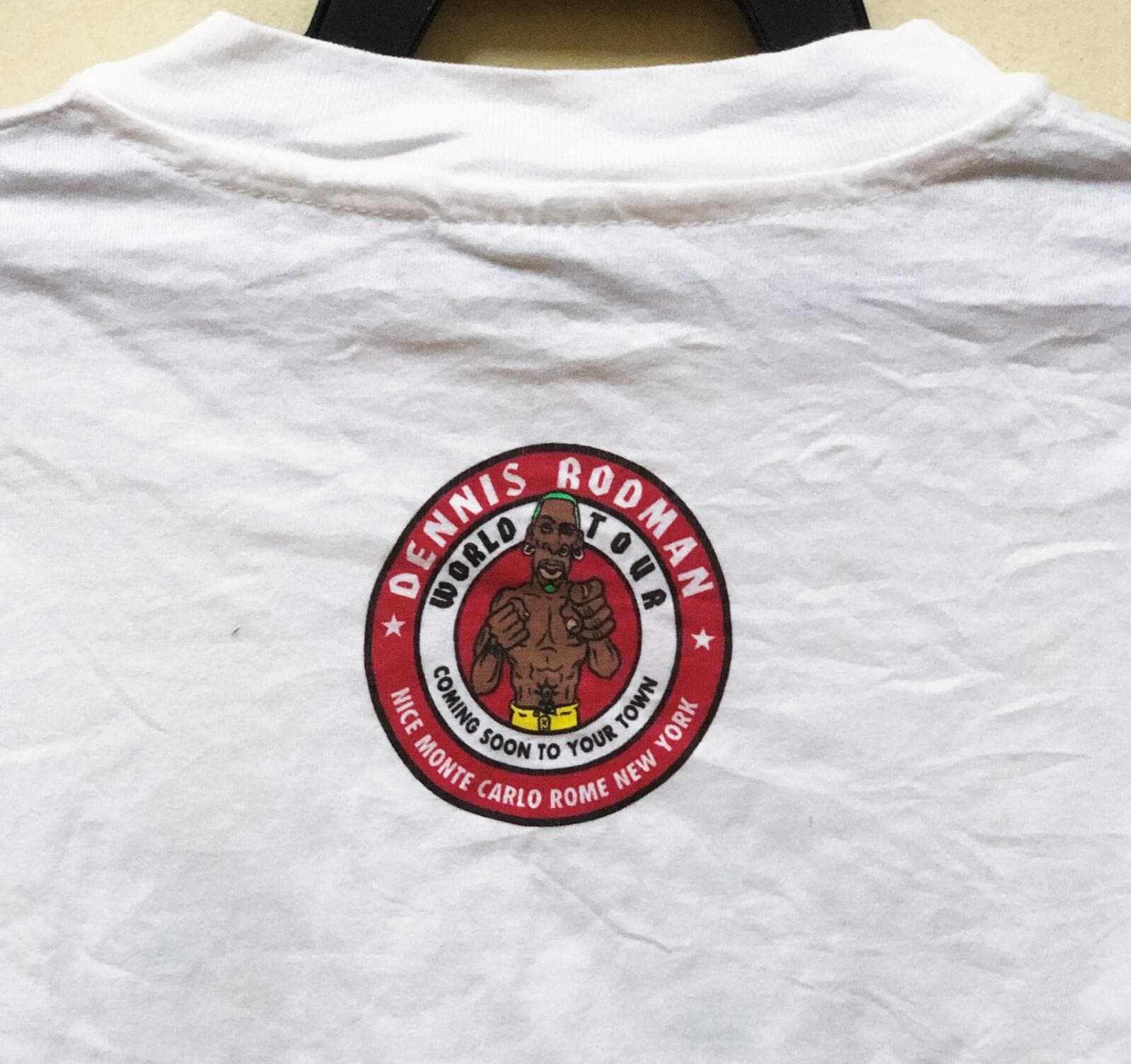Vintage 90s 1996 DENNIS RODMAN MTV World Tour T Shirt - Etsy