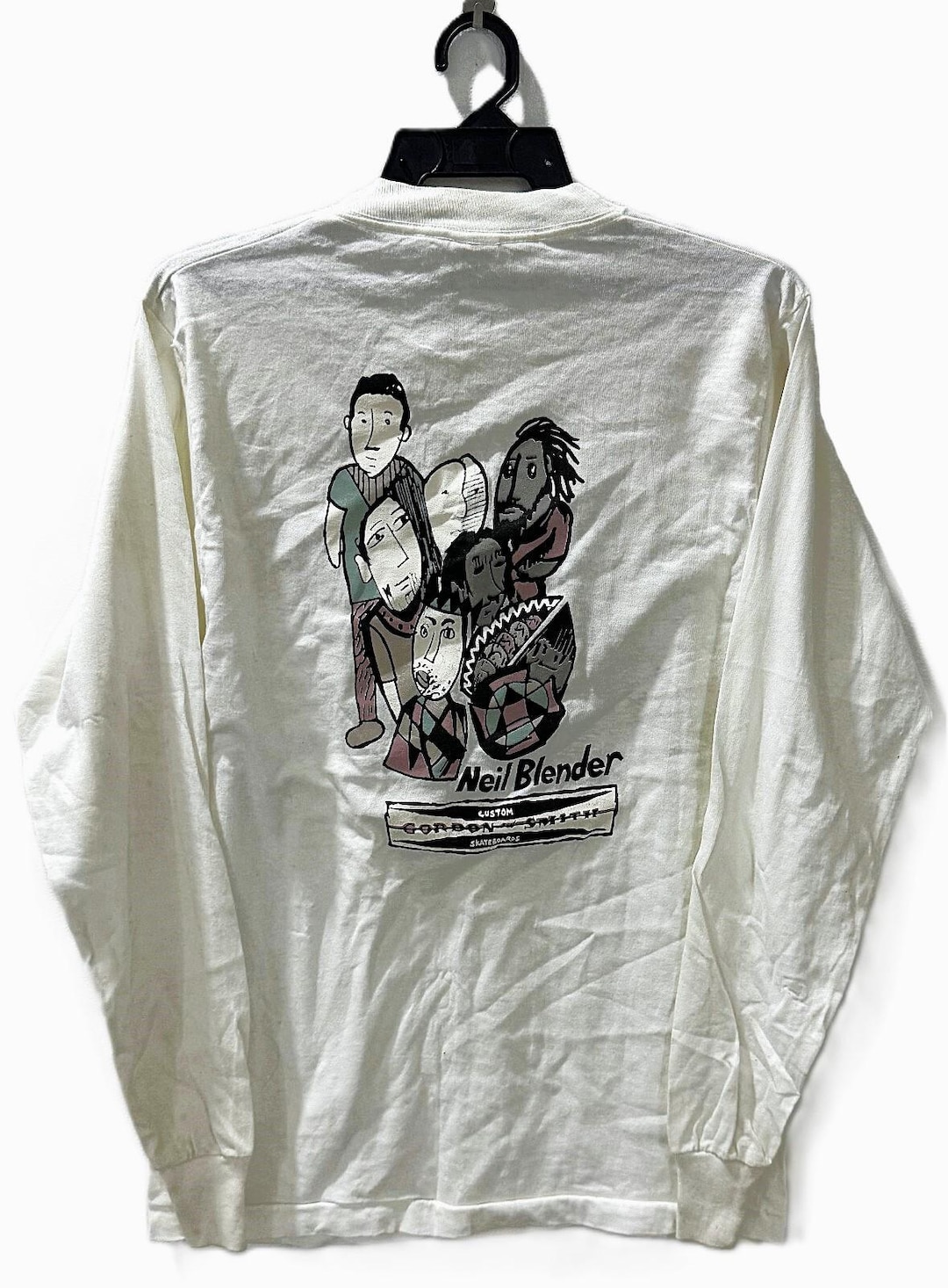 Vintage 80s Gordon and Smith G&S NEIL BLENDER Skateboard T Shirt