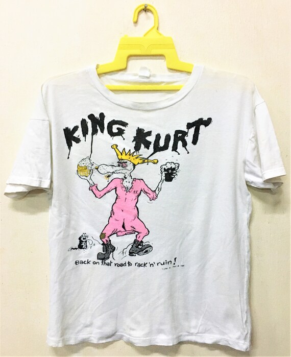 Vintage 80s 1985 KING KURT Psychobilly Punk Rock C