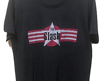 Vintage 80s THE CLASH Punk Rock Tour Concert Promo t shirt