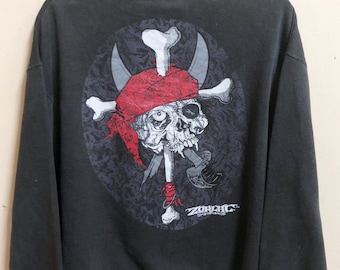 90sDOGTOWNスウェット Santa Cruz Powell zorlac Vintage 90s Santa Cruz Hoodie Skateboard Skate Powell Grey Colour