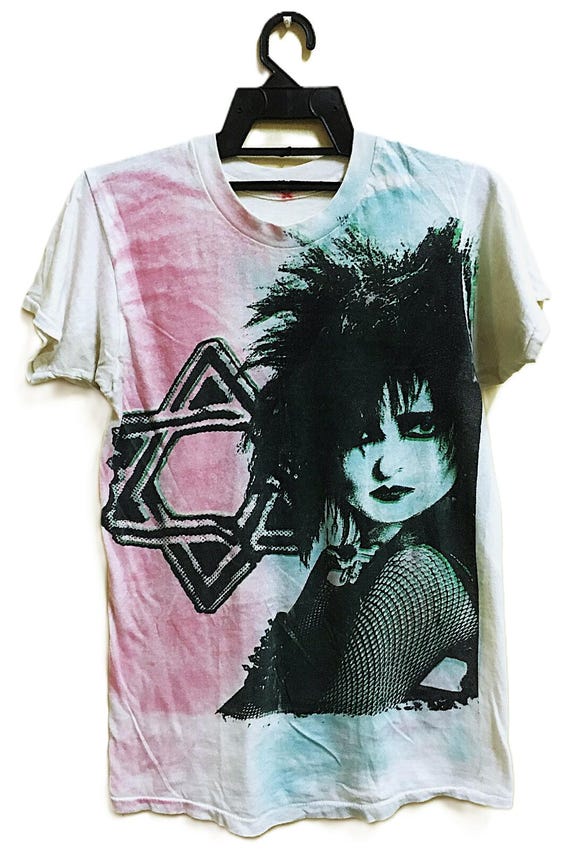 Vintage 80s SIOUXSIE & THE BANSHEES Punk Rock Tour Concert T Shirt 