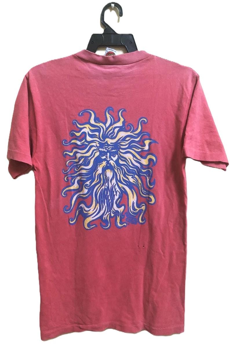 Vintage 80s SANTA CRUZ Jason Jessee Sun Skateboards T Shirt - Etsy