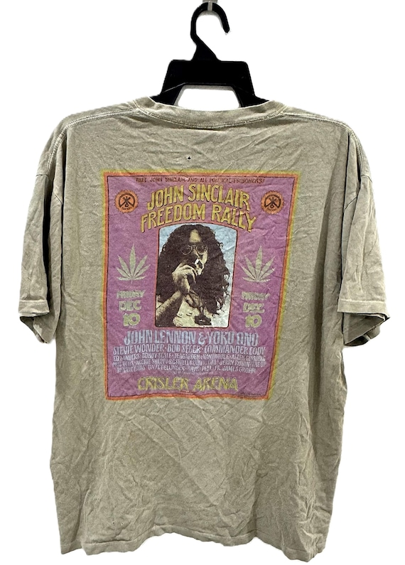 Vintage 90s John Sinclair Freedom Rally 1971 John Lennon Yoko Ono