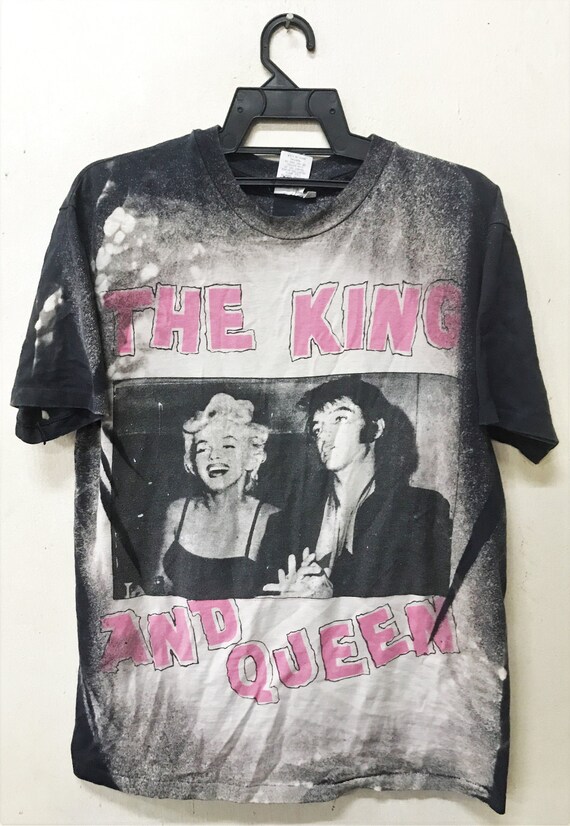 Vintage 80's Marilyn Monroe Elvis Presley King & Q