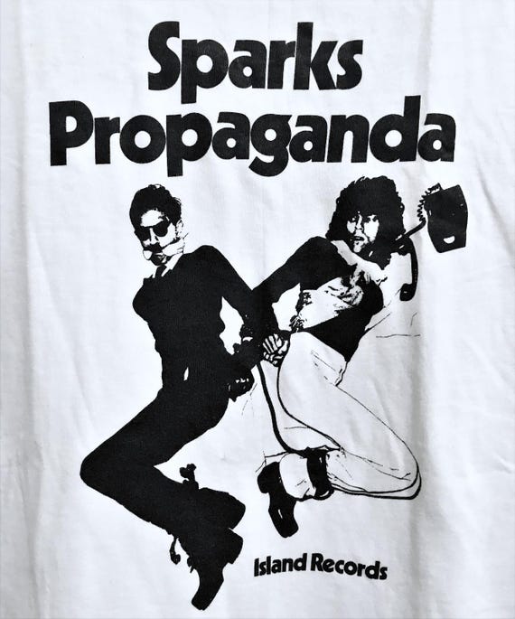Vintage 70s SPARKS PROPAGANDA Ron Russel Mael Punk Rock Tour