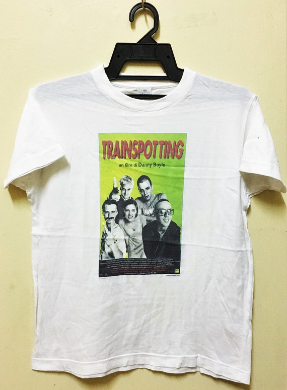 vintage 90s TRAINSPOTTING Movie T-shirt Punk Ewan