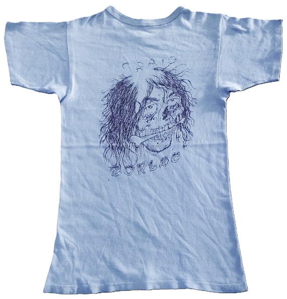 Vintage 80s ZORLAC Pushead CRAIG JOHNSON Skateboard T Shirt - Etsy