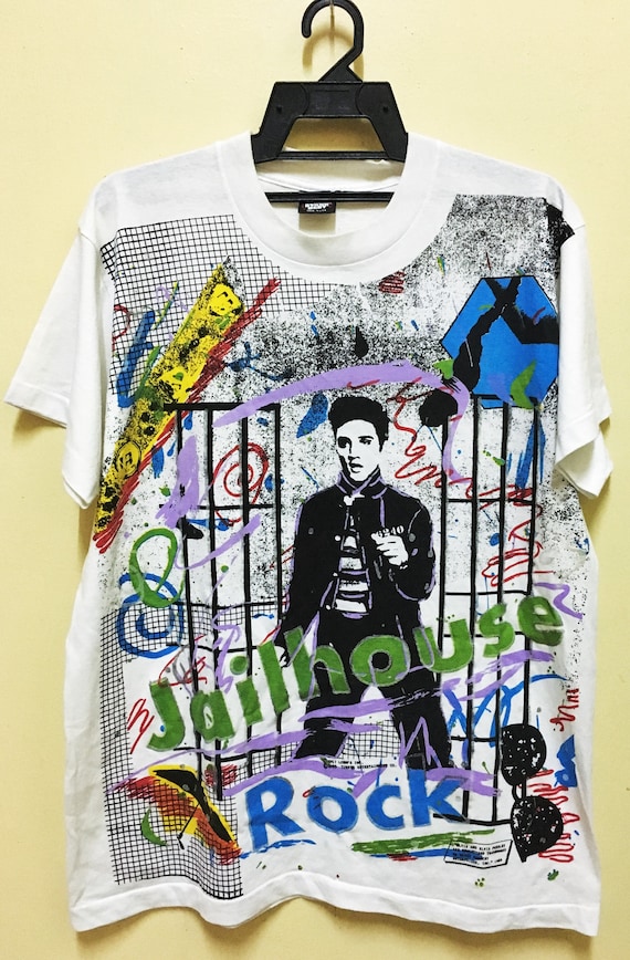 Vintage ELVIS PRESLEY Jailhouse Rock T-shirt Fifth