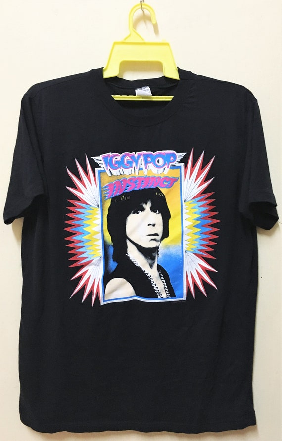 Vintage 80s IGGY POP Punk Rock Tour Concert Promo