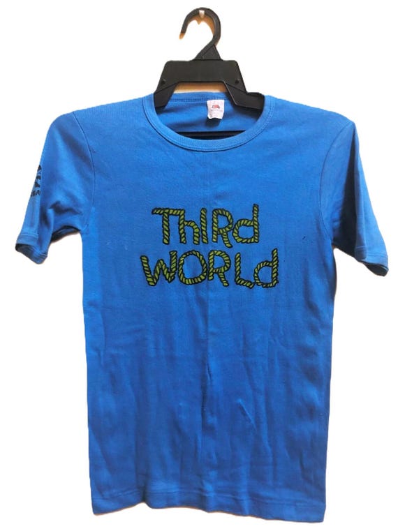Vintage 70s 1978 THIRD WORLD Island Records reggae rasta rock tour concert promo t shirt