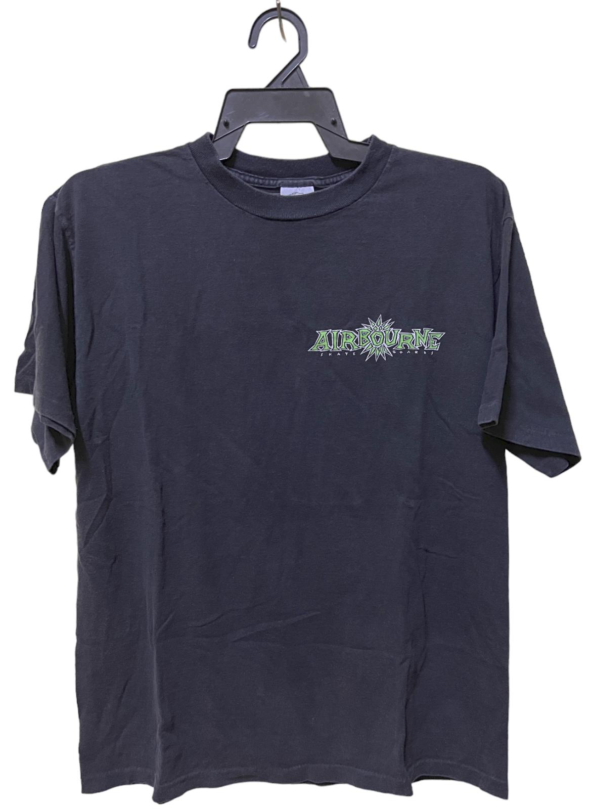 1990 Air Bourne Skate Boards ヴィンテージTシャツ Vintage 90s Airbourne Skateboards FAITH NO MORE Rock Metal Tour