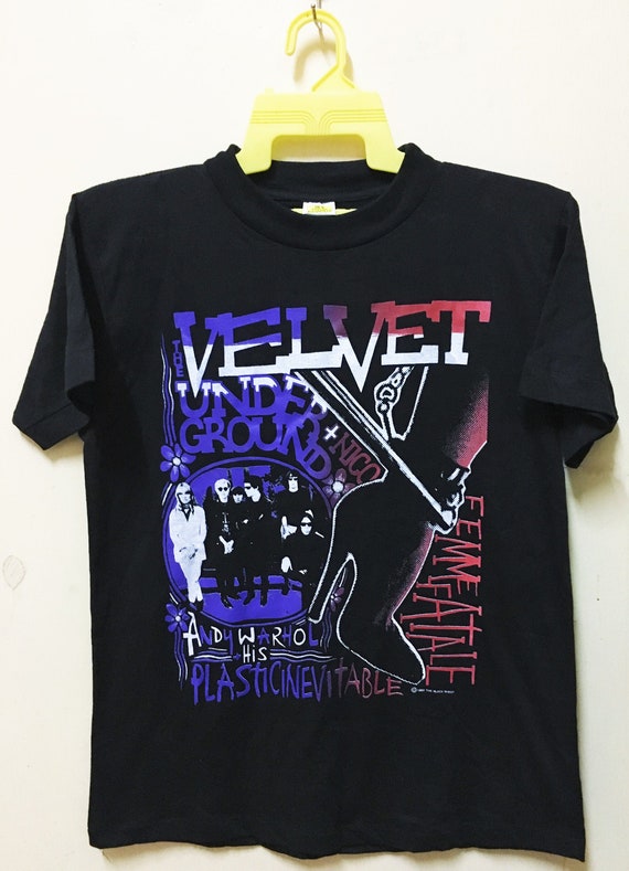 Vintage THE VELVET UNDERGROUND Rock Punk Tour Conc