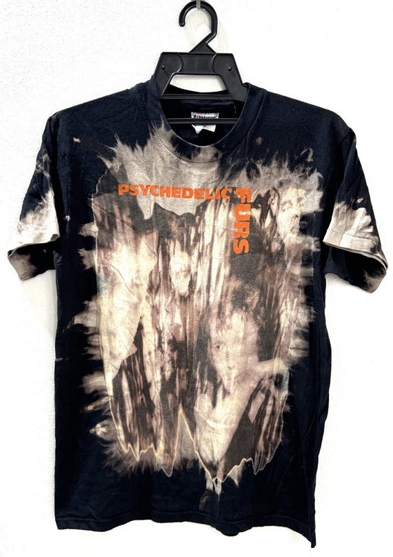 Vintage 80s THE PSYCHEDELIC FURS Rock Tour Concert t shirt Acid Wash Mosquitohead