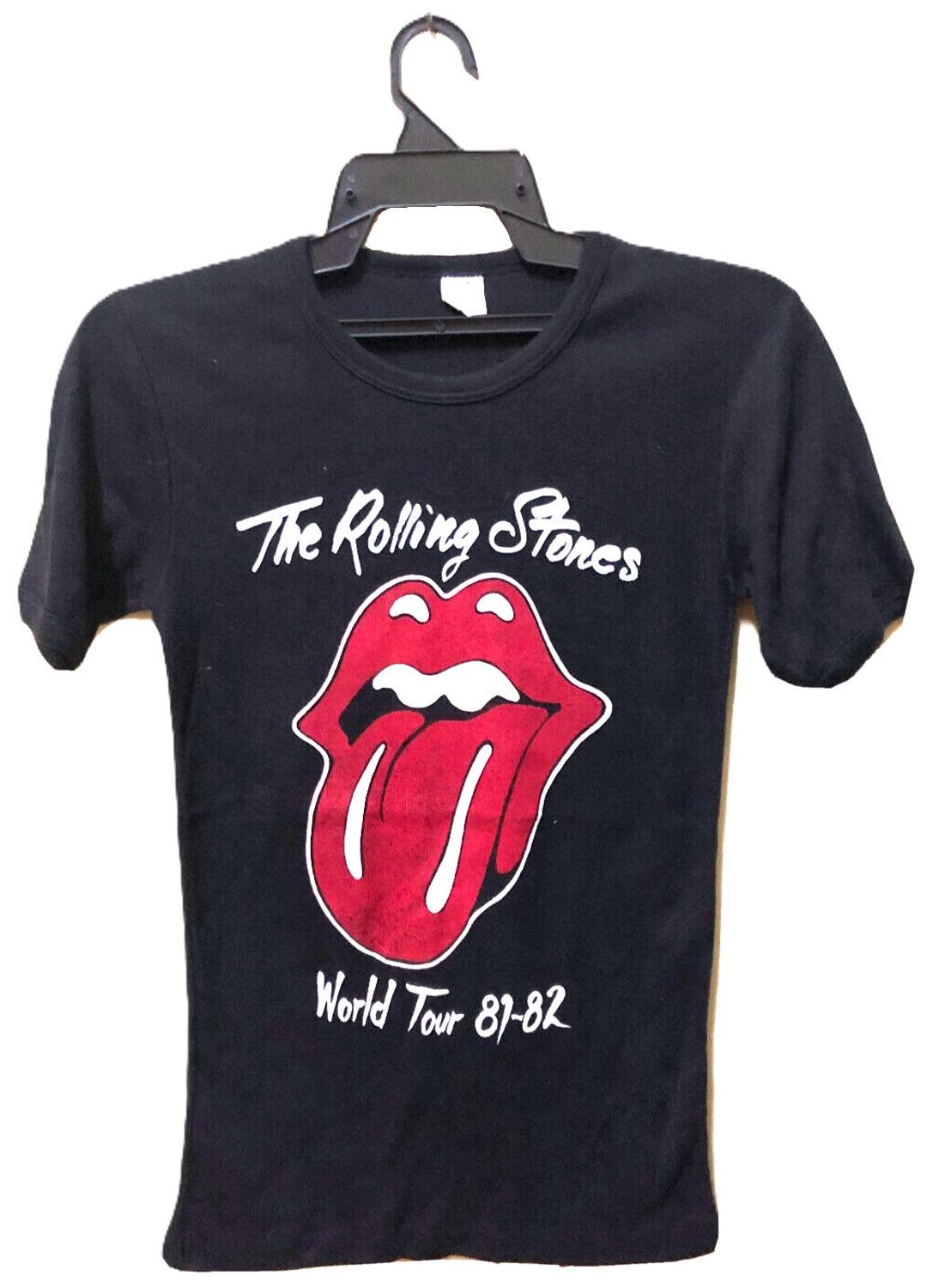 Vintage 80's 1981 THE ROLLING STONES European Tour Concert Promo T ...