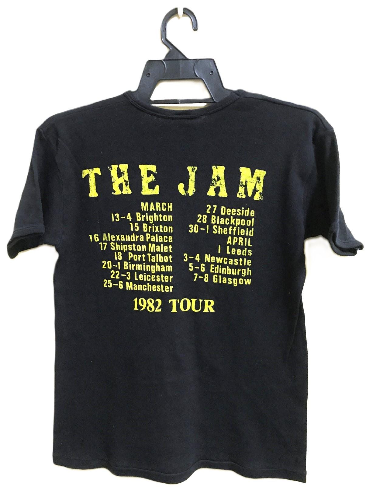Vintage 80s 1982 THE JAM the Gift Punk Rock Mod Tour Concert T 