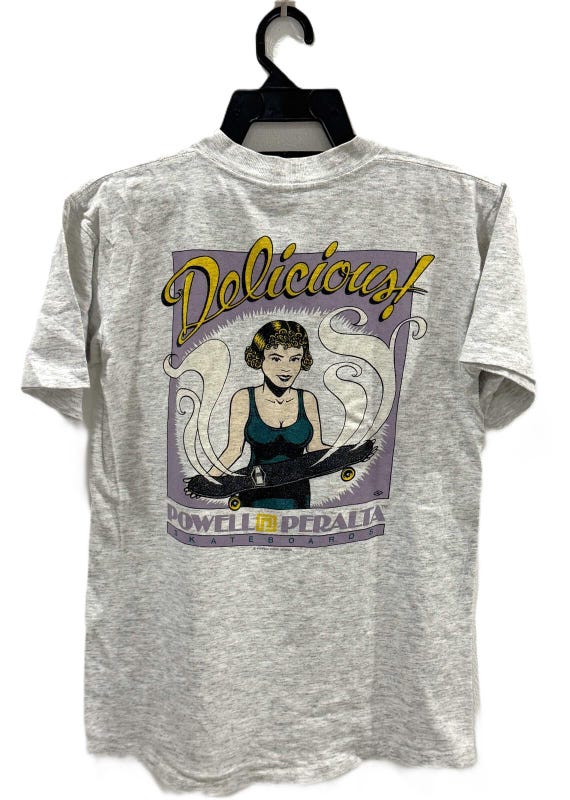 Vintage 90s 1991 Powell Peralta Delicious We Deliver Ripper