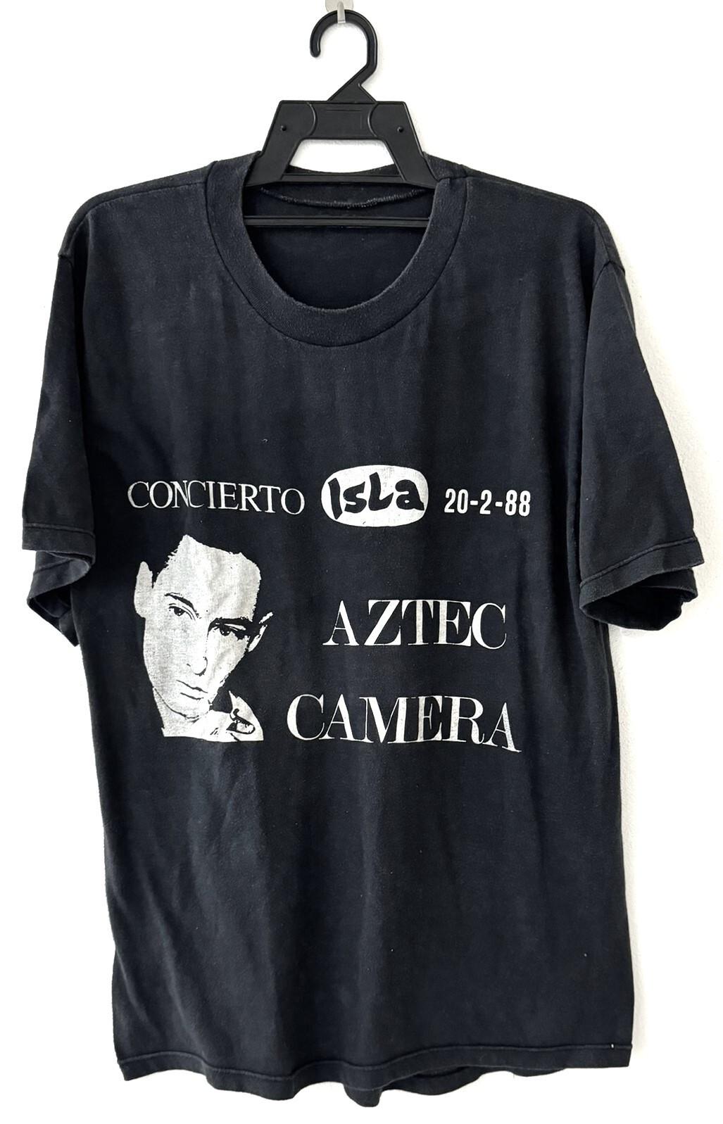 Vintage 80s 1988 AZTEC CAMERA Indie Rock New Wave Tour Concert T