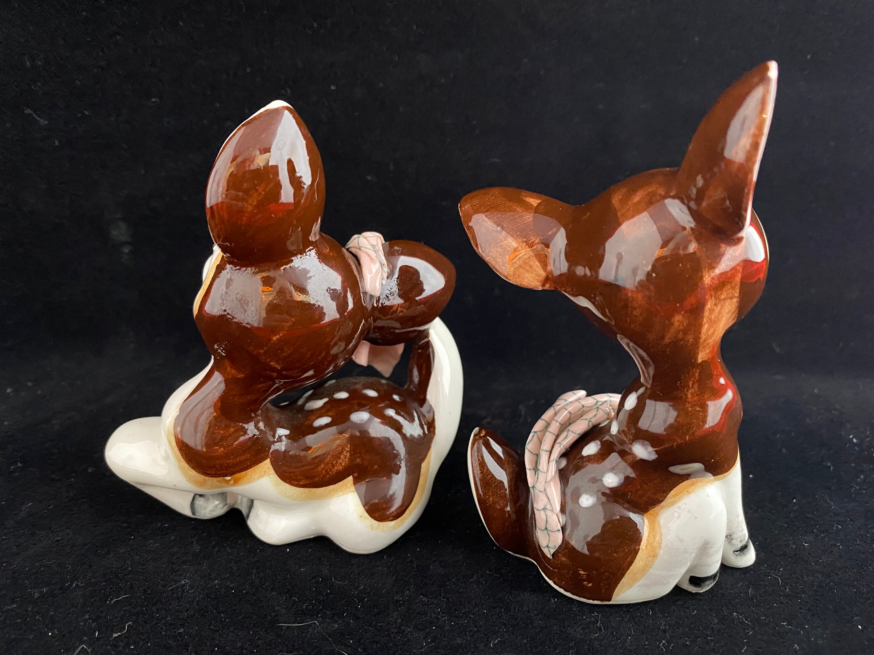 Deer / Vintage Ceramic Fawns / Japan Ceramic Set Fawns / Mid Etsy