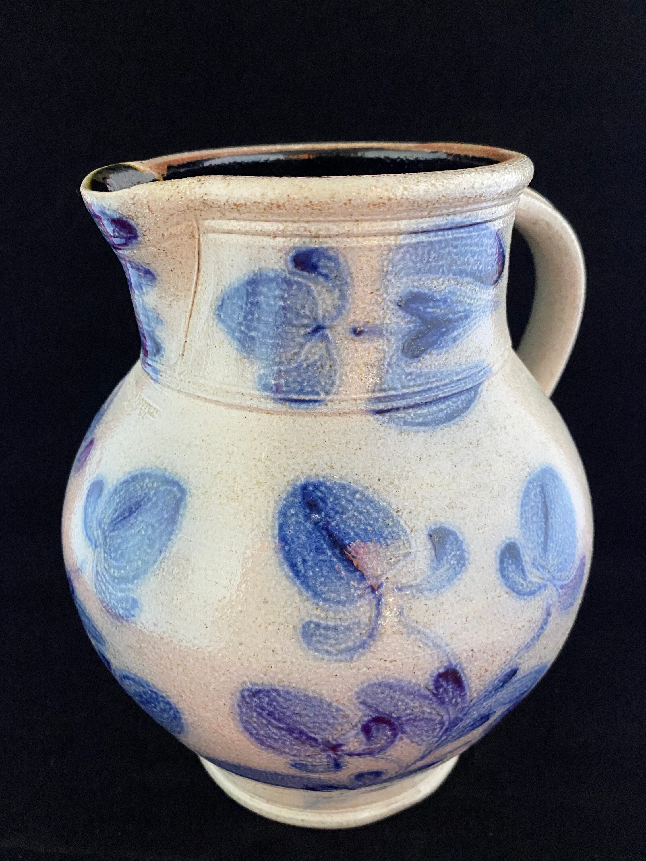 Stoneware / Wisconsin Pottery / Blue Decorated / Salt Glaze Etsy