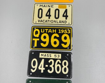 Decalques plaques d'immatriculation autos et camions - Francis Miniatures