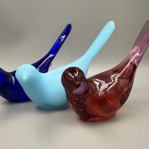 Fenton Glass Bird - Etsy
