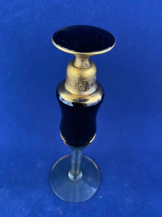 Glass Perfume / Vintage Atomizer / Devilbiss Blac… - image 8