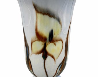 Francis Joseph Von Tury Studio Pottery Vase Signed Mid Century Modern Porcelain Art Pottery