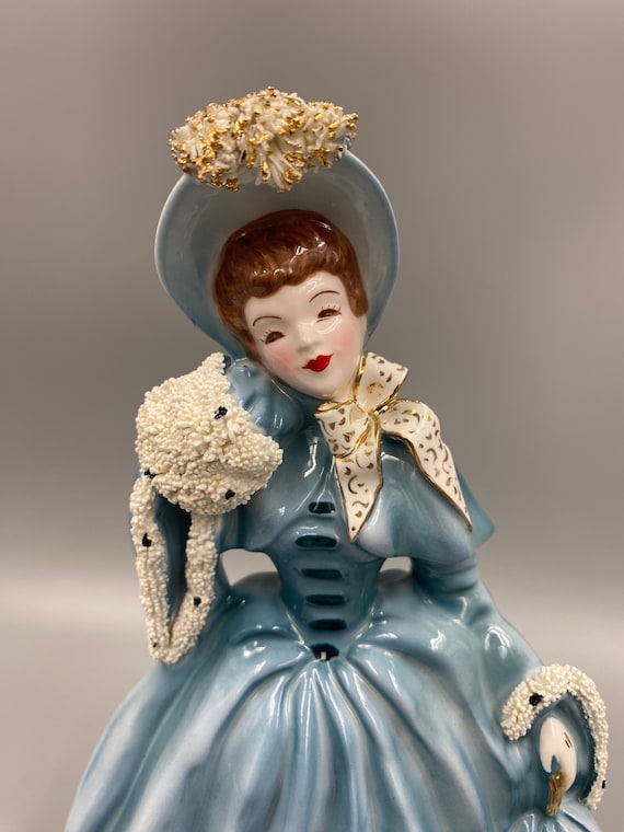 Vintage Florence Ceramics Scarlet Figurine 1950s Pasadena