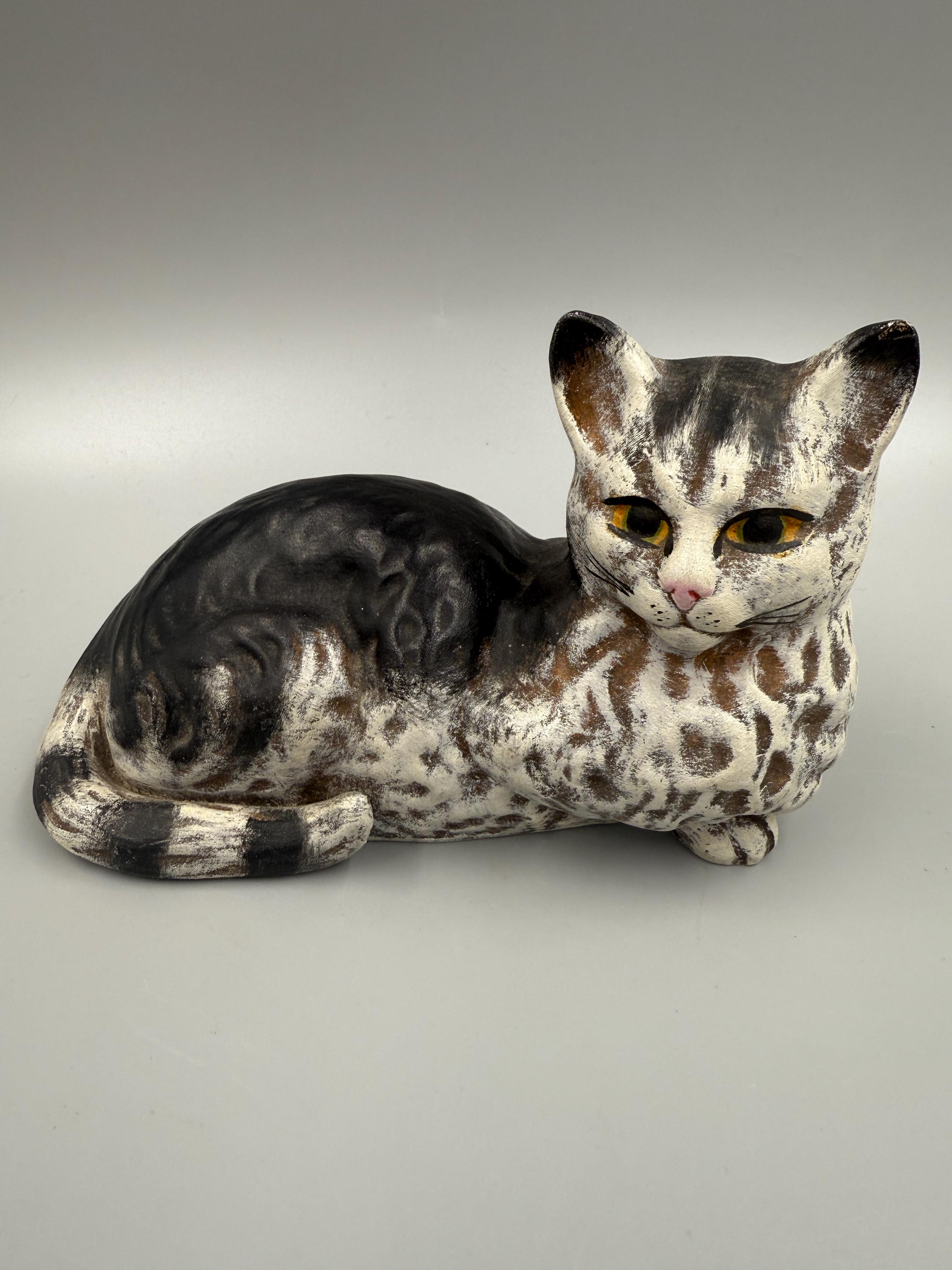 Jenny Winstanley 猫の陶器置物 約30cm Jenny Winstanley 猫の陶器置物 約30cm