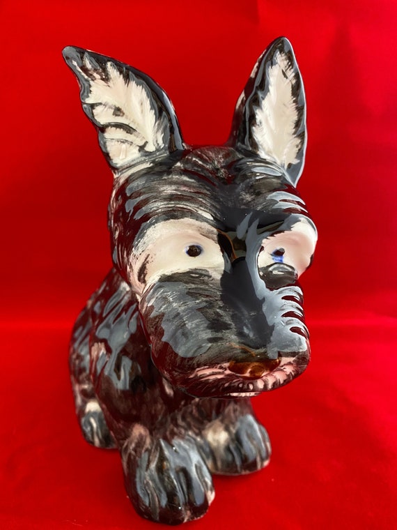 Glue & Adhesives Papercraft Vintage Tape Dispenser Ceramic Scotty dog