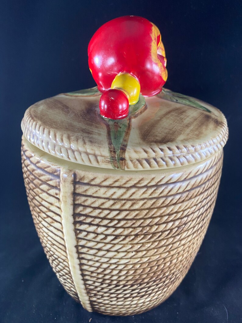 Mccoy Cookie Jar / Vintage Mccoy / Cookie Jar Forbidden Fruit Etsy