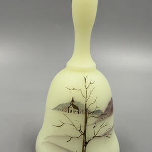 Fenton 1993 手描き冬の風景皿 Fenton Winter - Etsy