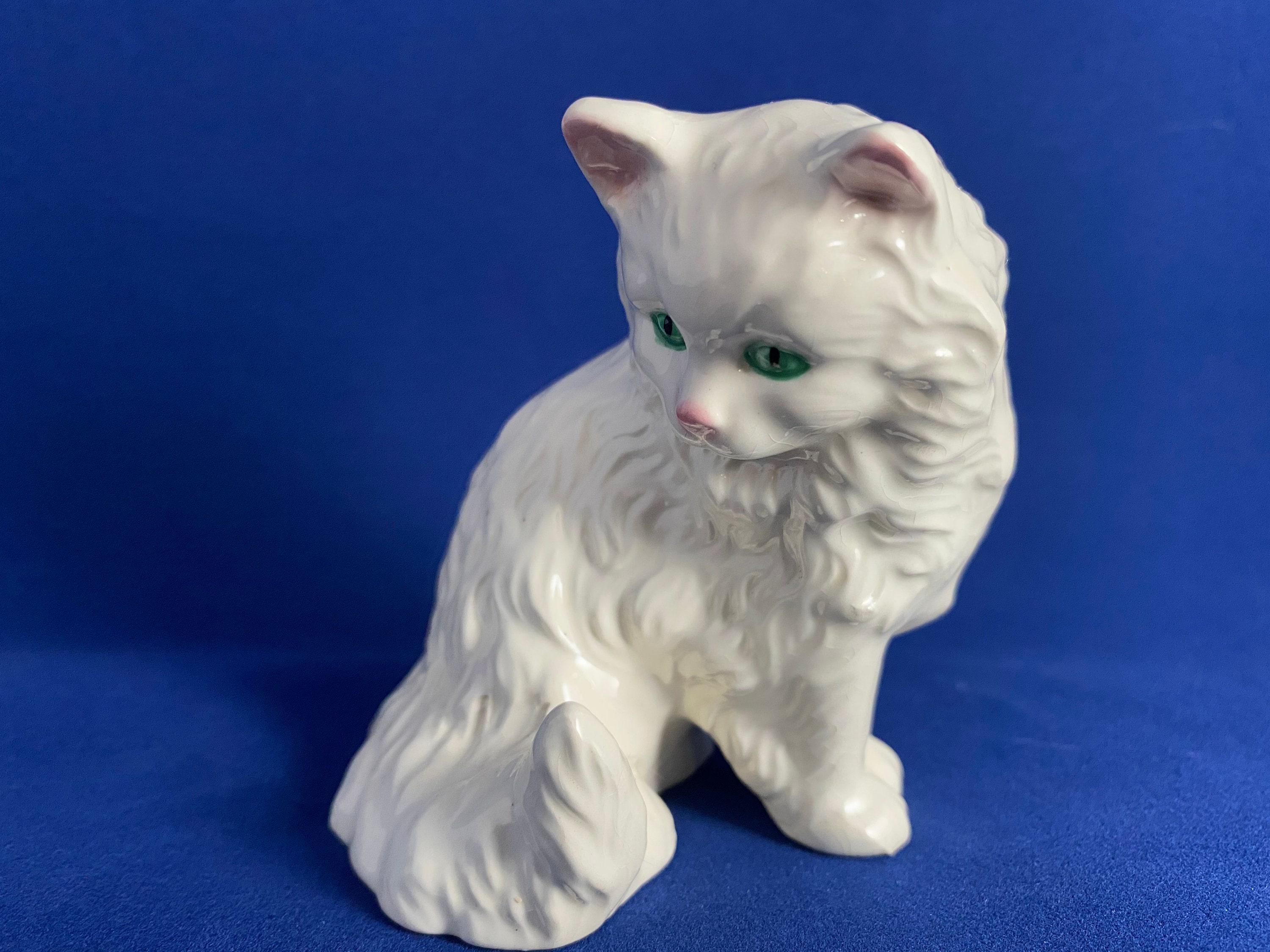 Goebel Cat Figurine / Vintage Goebel West Germany / Cat Figure Etsy