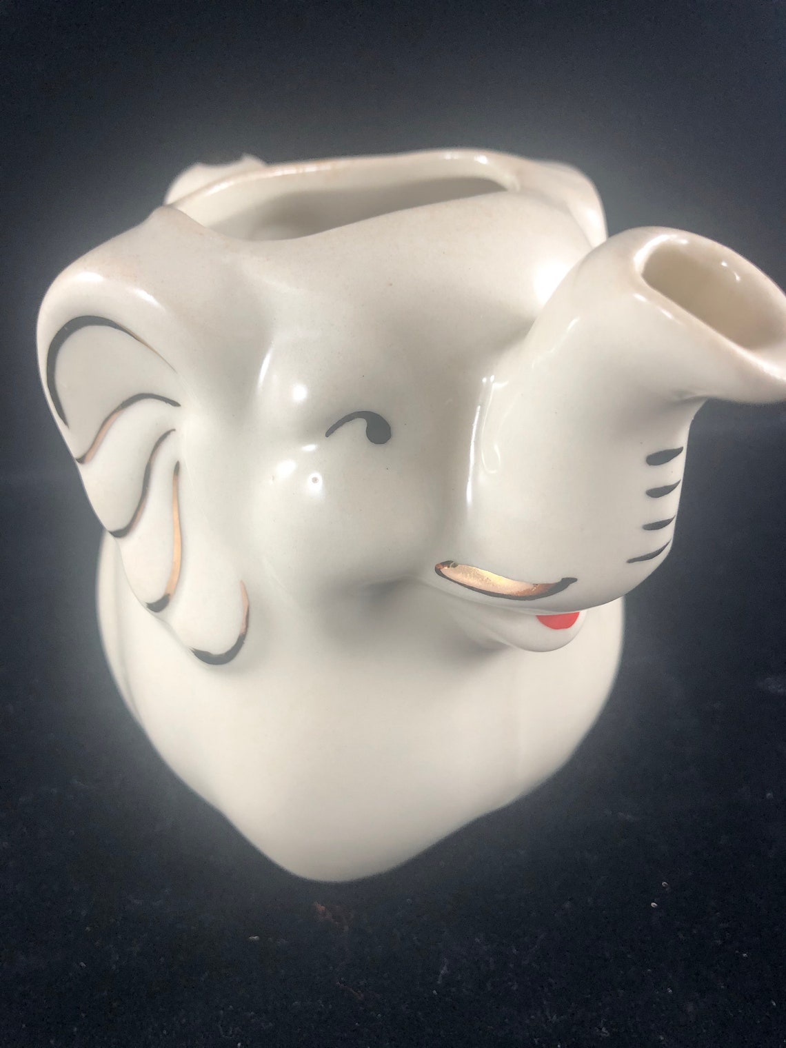 Shawnee Pottery / Shawnee Elephant Pitcher / Shawnee Creamer / Etsy