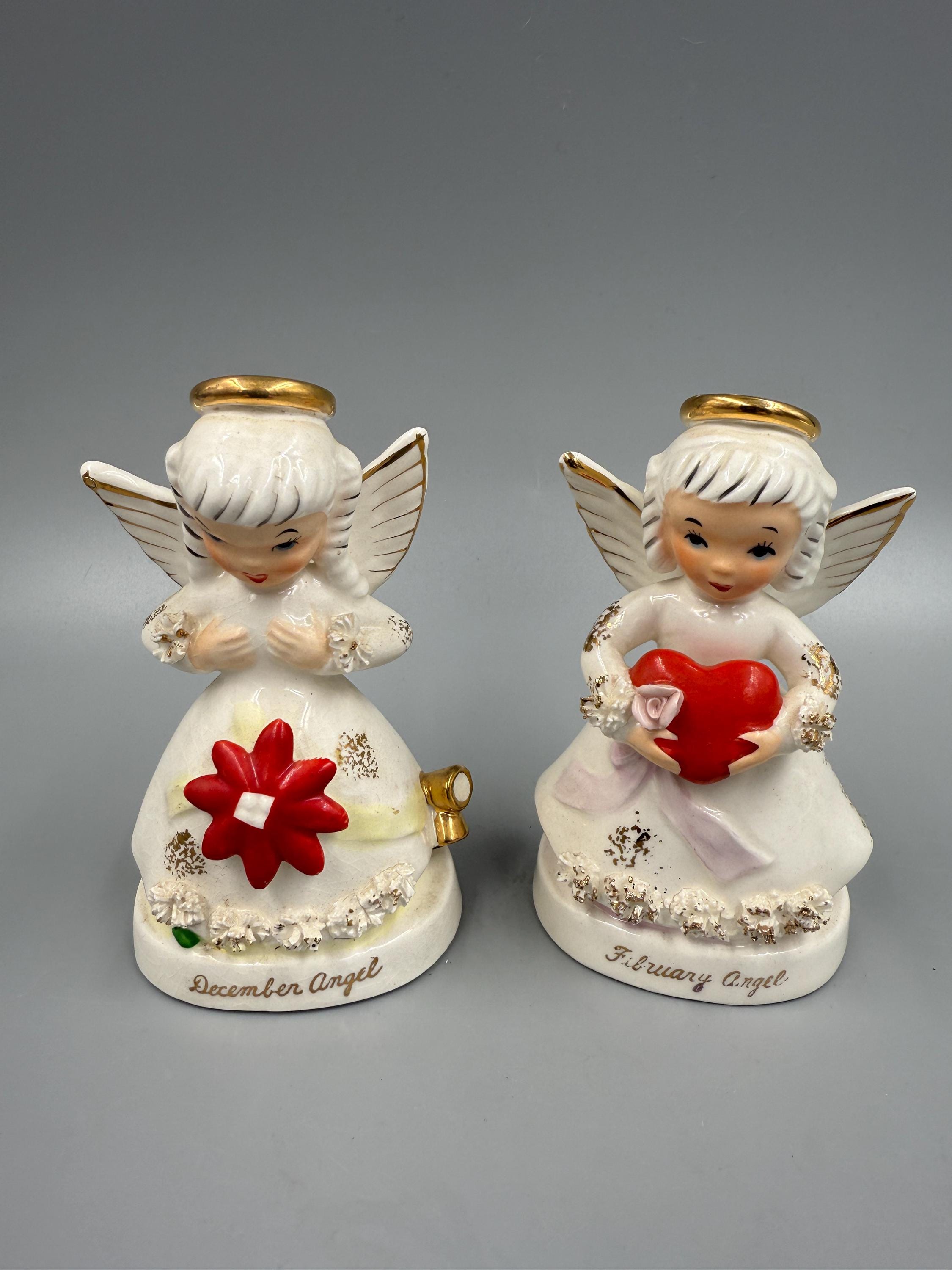 Darling Vintage Christmas NAPCO Red Ceramic NOEL Letters