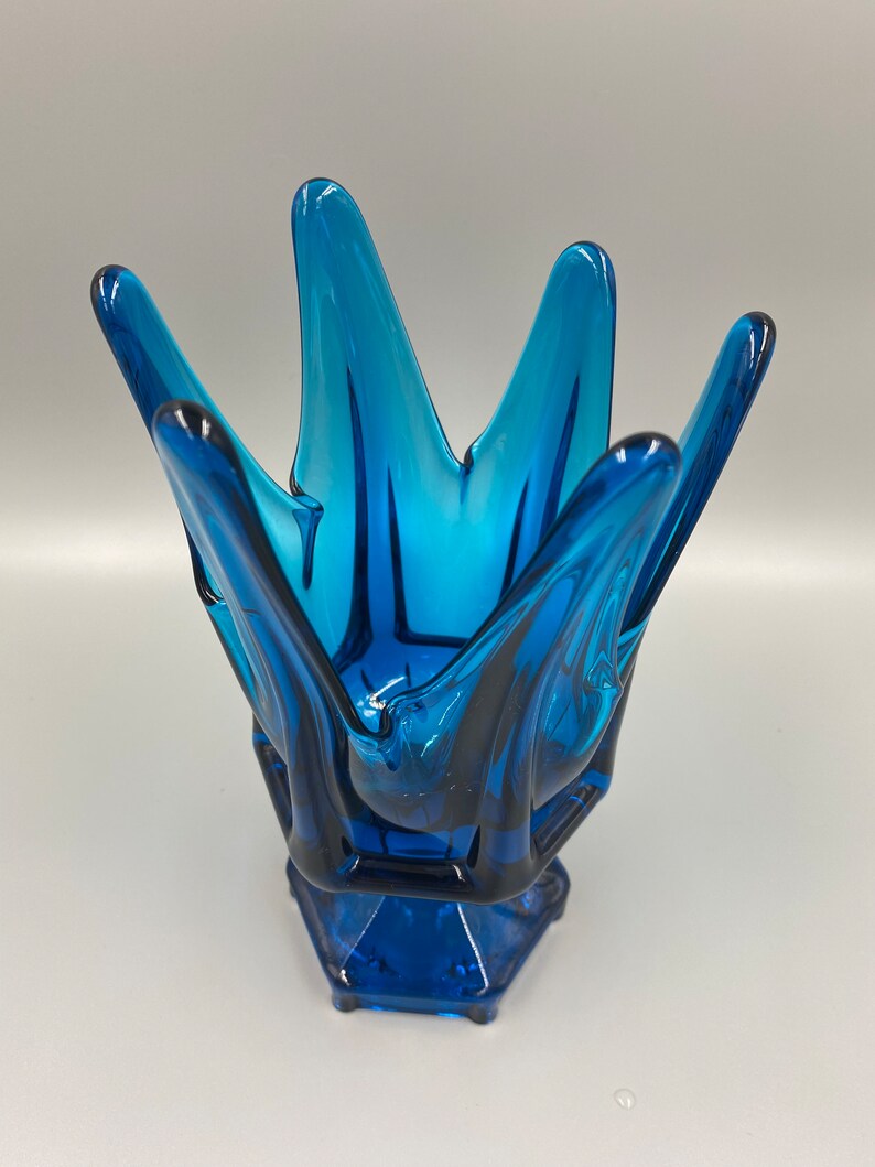 Viking Glass / Vintage Viking Glass Vase / Viking Art Glass Etsy