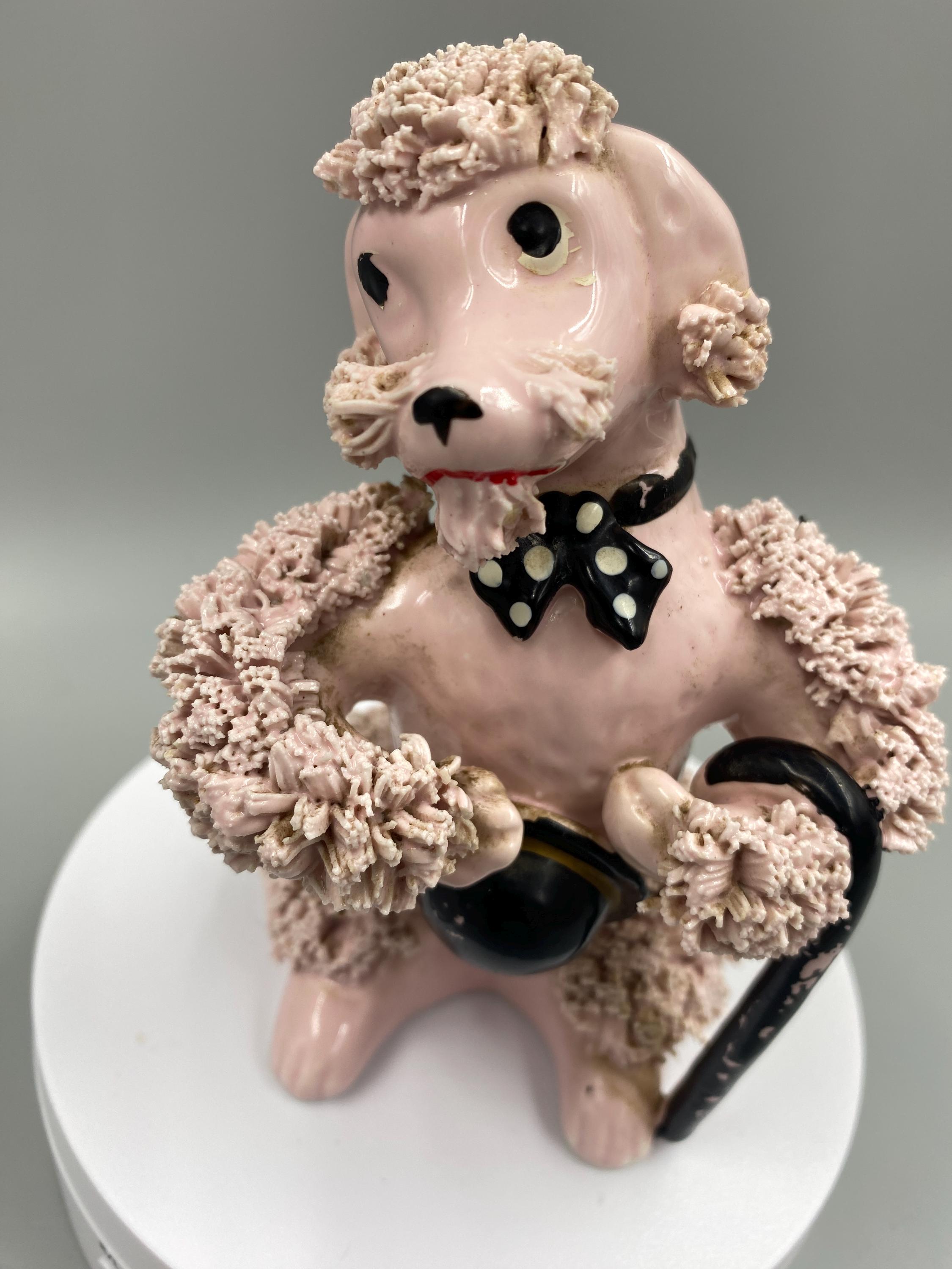 Pink Poodle / Vintage Pink Poodle / Made in Japan Vintage Pink