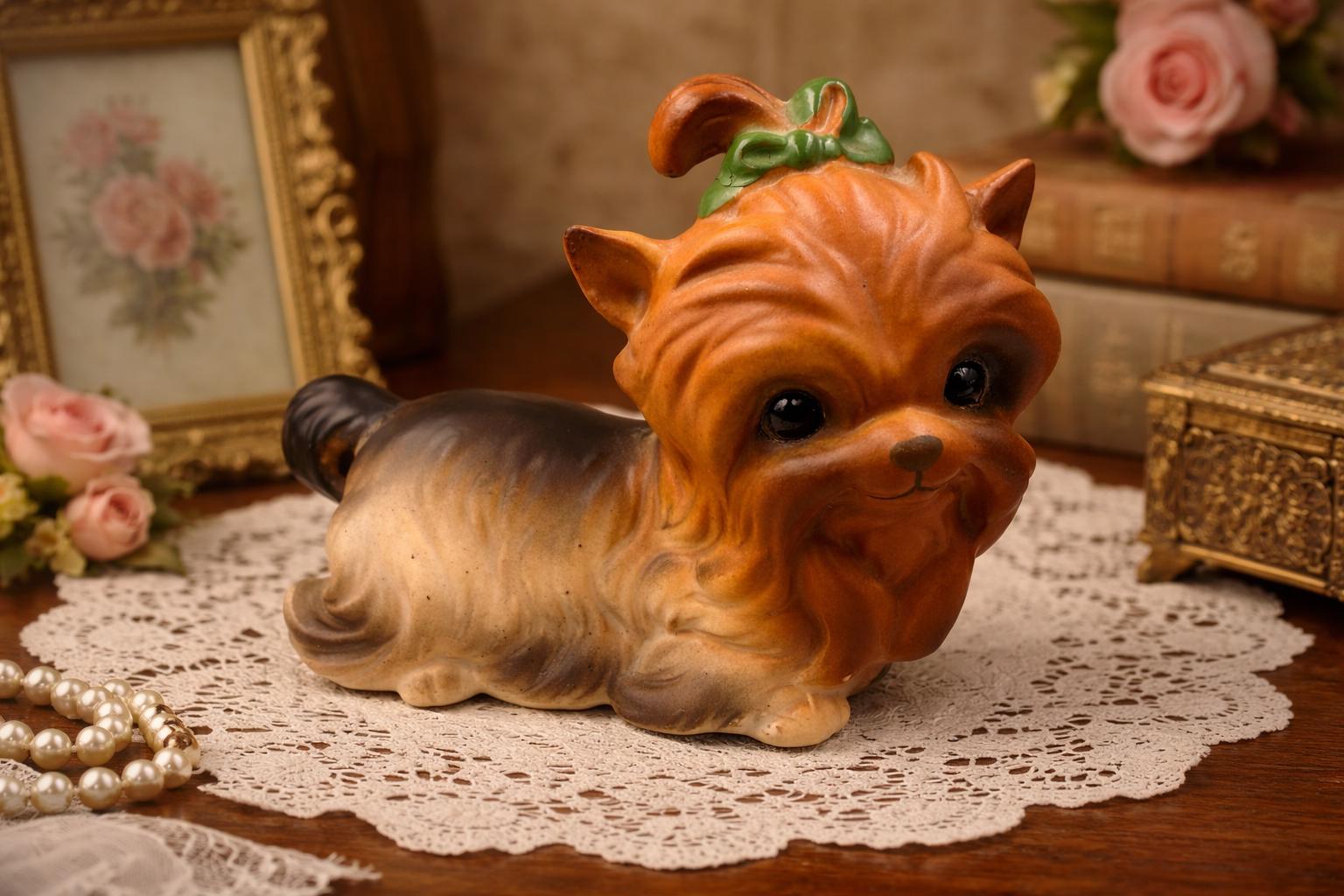 Big Eye Dog Figurine - Etsy