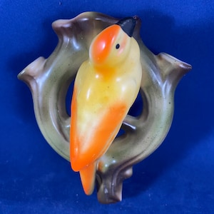 ヴィンテージ フクロウ 置物 白 1970 年代 陶器 森の生き物 鳥の像