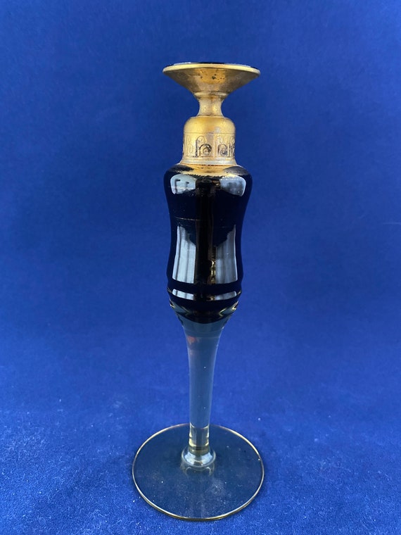 Glass Perfume / Vintage Atomizer / Devilbiss Black