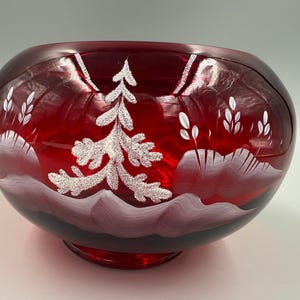 Fenton Winter Scene - Etsy