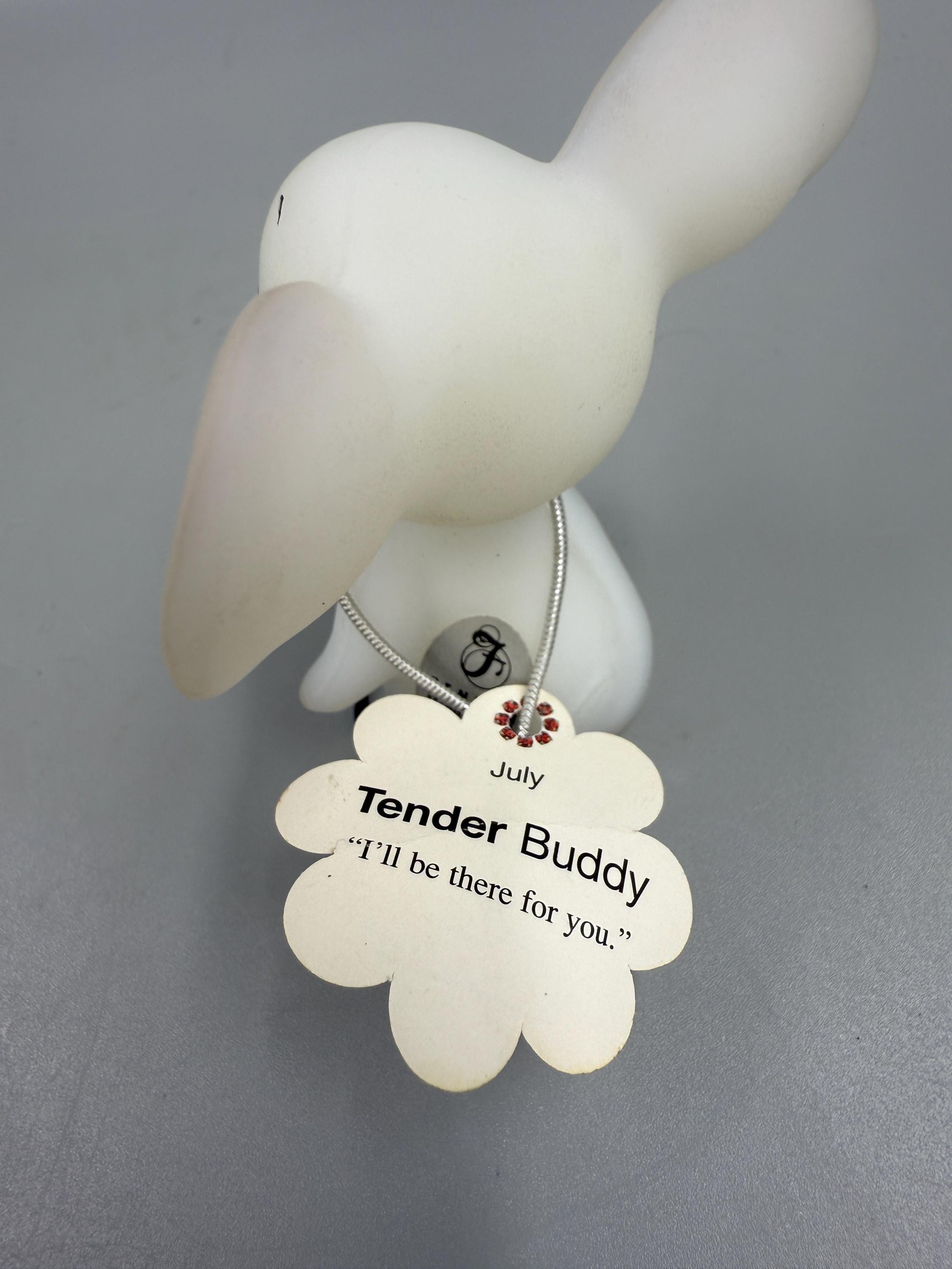 Vintage Fenton Boutonniere Buddy Mouse Satin Glass Mouse Figurine