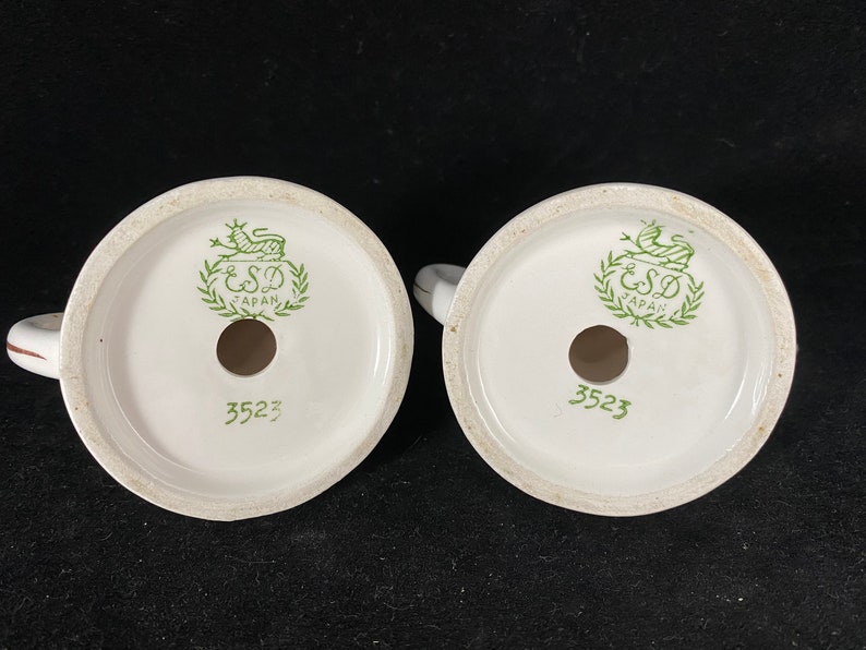 Cats in Teapot Salt and Pepper / Vintage ESD Japan Kittens / Etsy