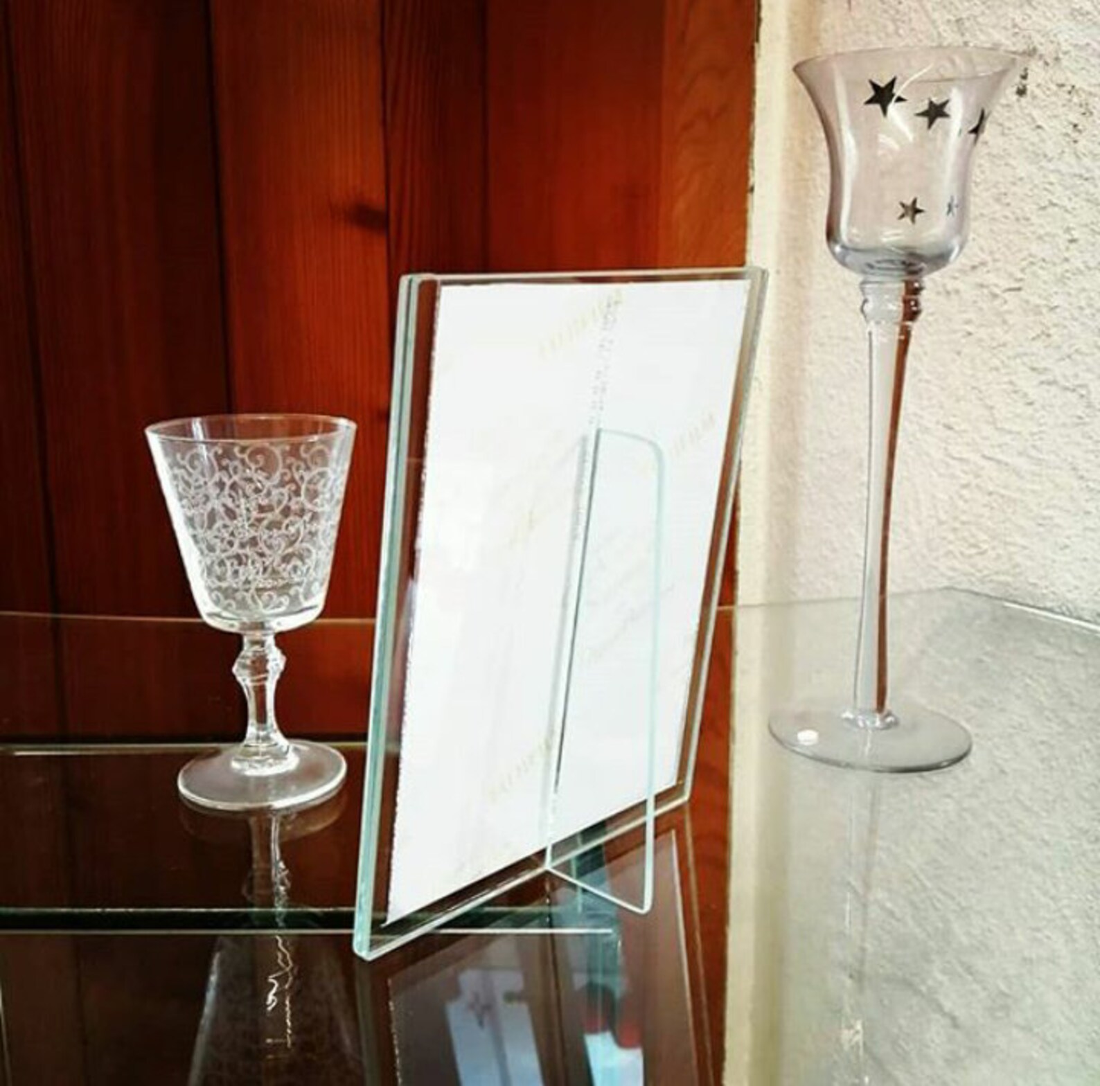 Glass Picture Frames Clear Glass Image Interchangeable Etsy