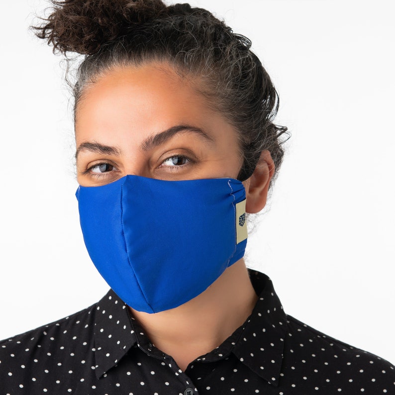 Sunset Face Mask ™ Cobalt Blue Etsy